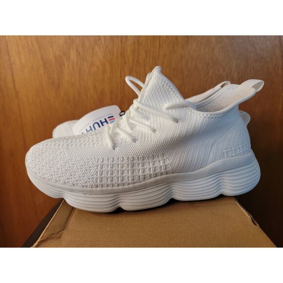 NIB - HUHV Flow 360 Cloud White Bone Running Shoes - M/6 W/9 - Picture 7 of 10